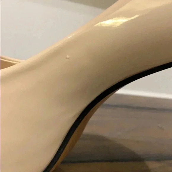 Nude Round Top Platform Pumps - Picture 6 of 6